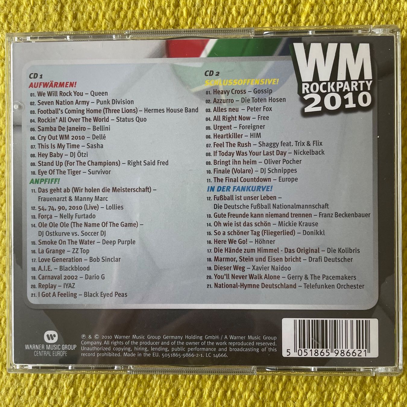 CD: WM 2010-2CD ROCKPARTY – Usato da Rorschacherberg venduto da CD-Roli 1
