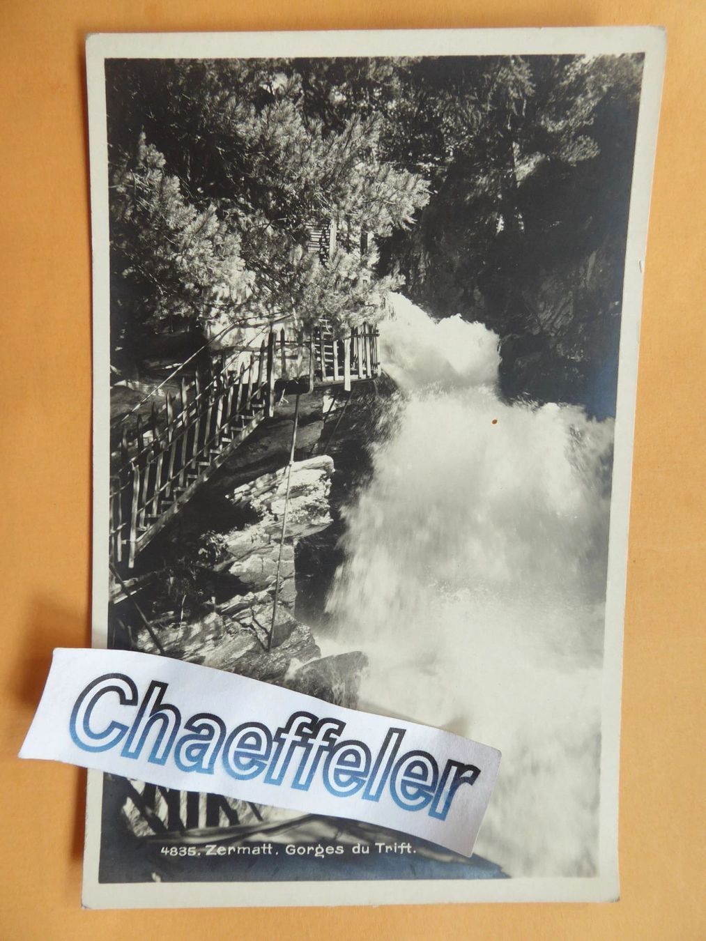 Cartoline postali: 4835. Zermatt. Gorges du Trift – Nuovo (secondo la descrizione) da Zürich venduto da Chaeffeler