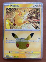 Pokemon Pikachu 30 Jahre (Versand gratis)