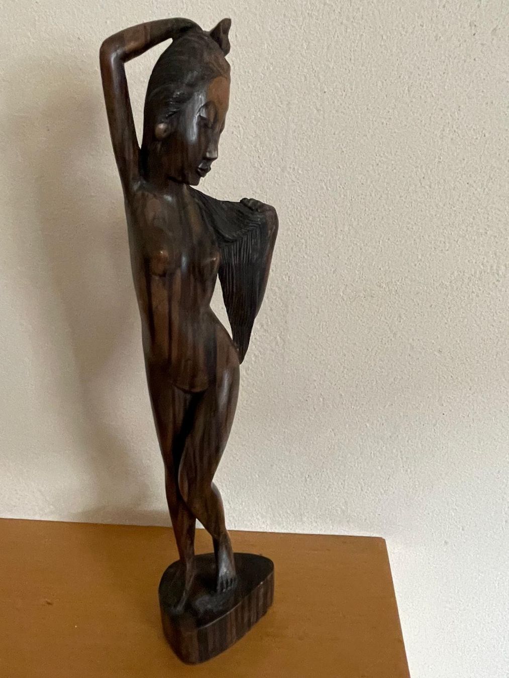 Statuette: 3 Holzfiguren aus Bali, Handarbeit – Usato da Schwerzenbach venduto da Tamama 8