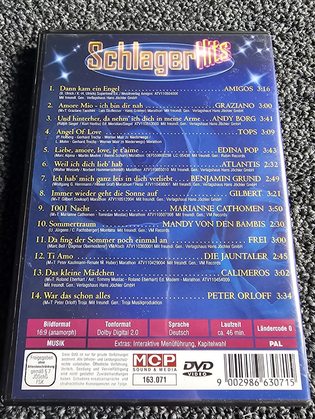 Tutti i DVDs: Schlager Hits DVD (20193) – Usato da Ruswil venduto da jan_bxl5 1