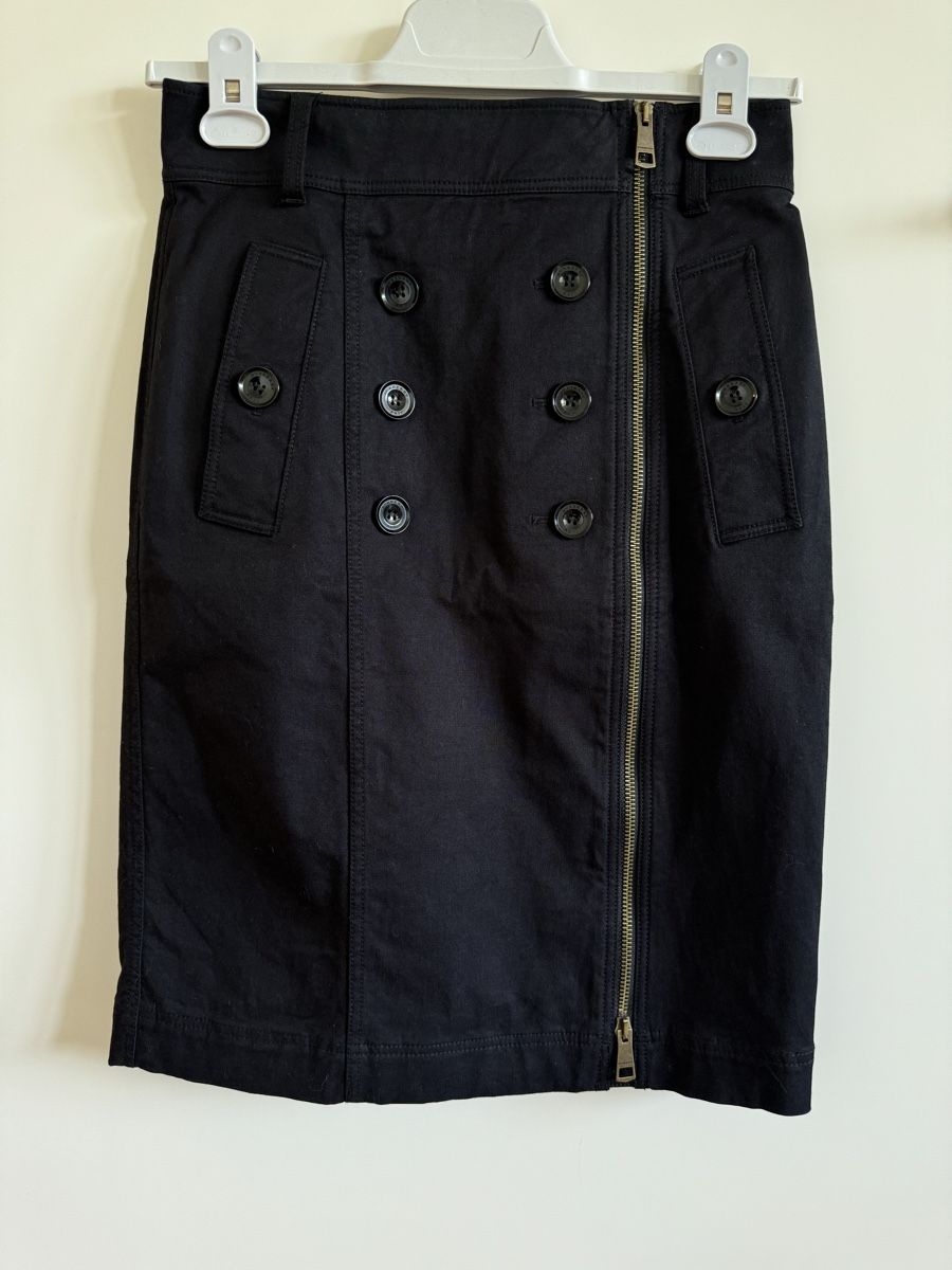 Burberry Röcke: Jupe Burberry Brit noire zippée, taille 36 – Neu (gemäss Beschreibung) aus Morges von sandy069