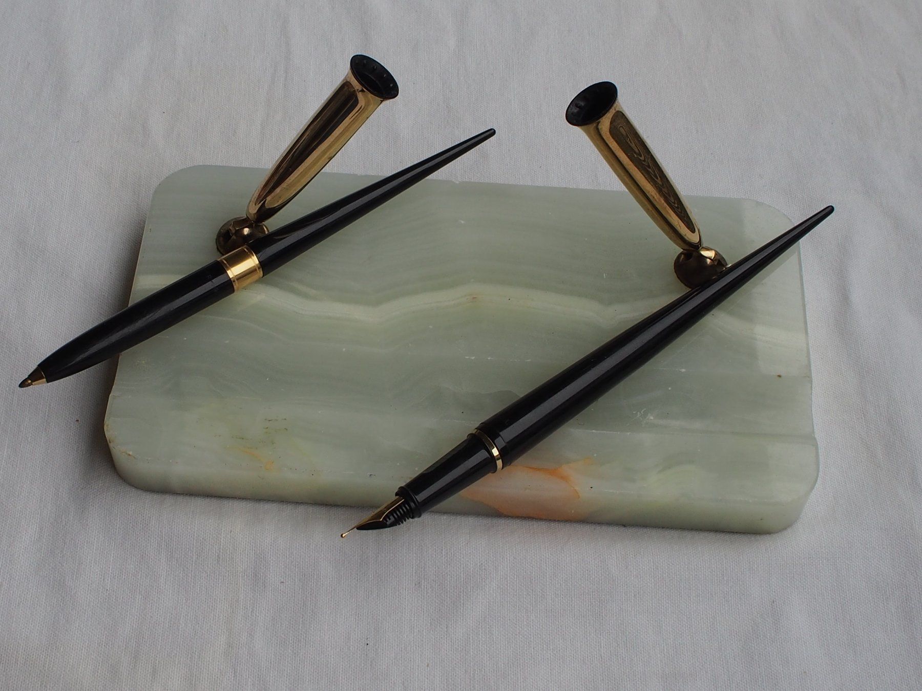 Penna & Evidenziatori: SHEAFFER double stylo de bureau. 1976/70 – Usato da Meyrin venduto da SRemka 2