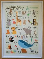 Bild für Kinderzimmer Tiere-Alphabet 73x53cm
