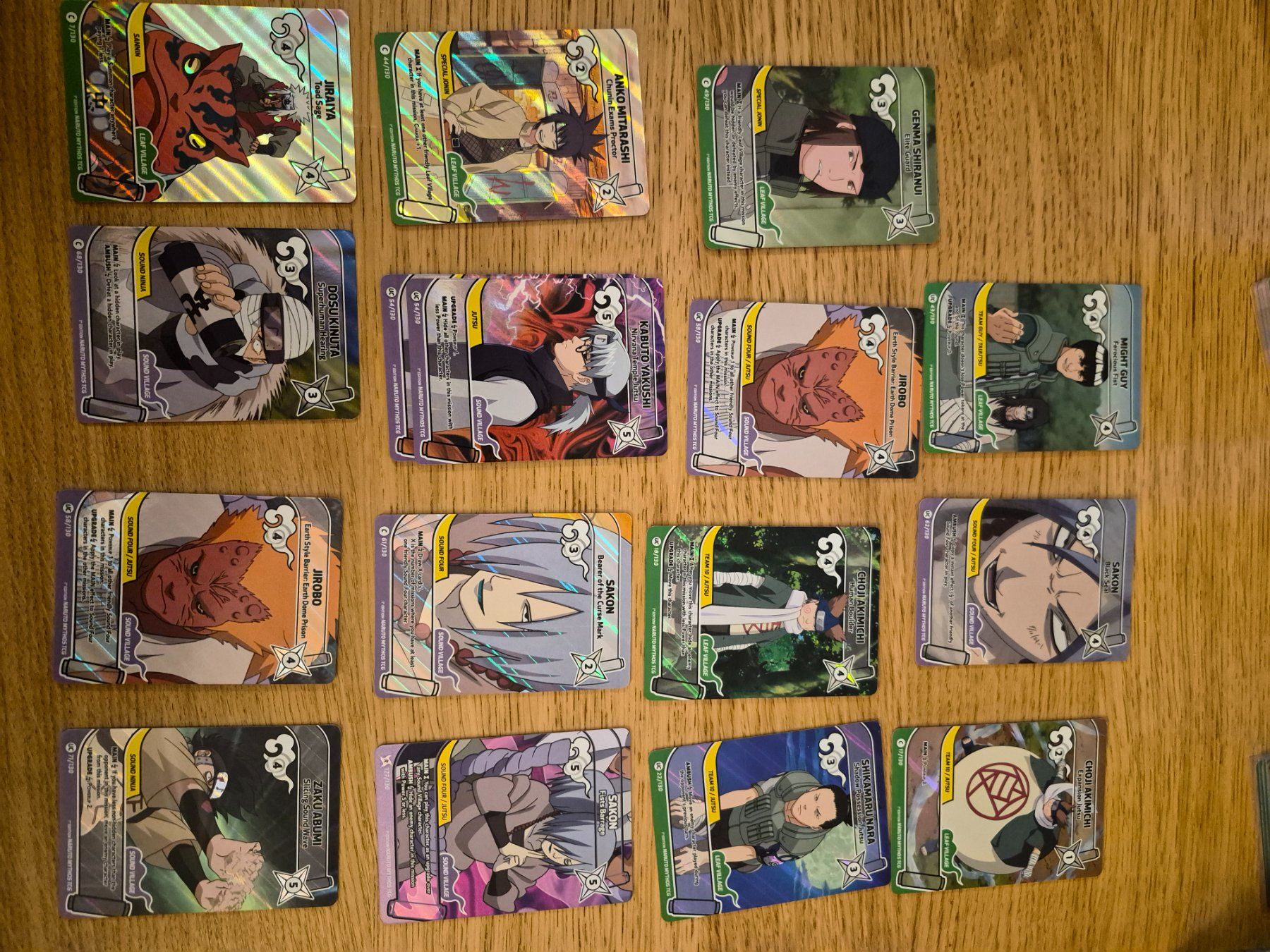 Carte collezionabili: Naruto Mythos Holos Common / Uncommen Lot ENG – Usato da Hermetschwil-Staffeln venduto da Hakicards 1