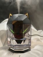Luftbefeuchter Deko Wolf Design mit LED Augen Raumsprayaroma