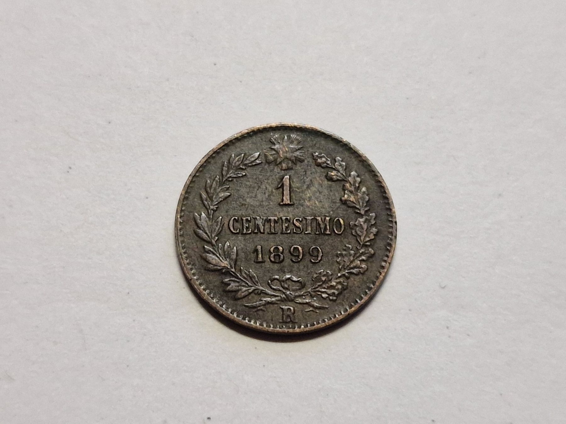 Alle Münzen: Italien 1- Centesimo 1899. – Gebraucht aus Zürich von Moreira01 1