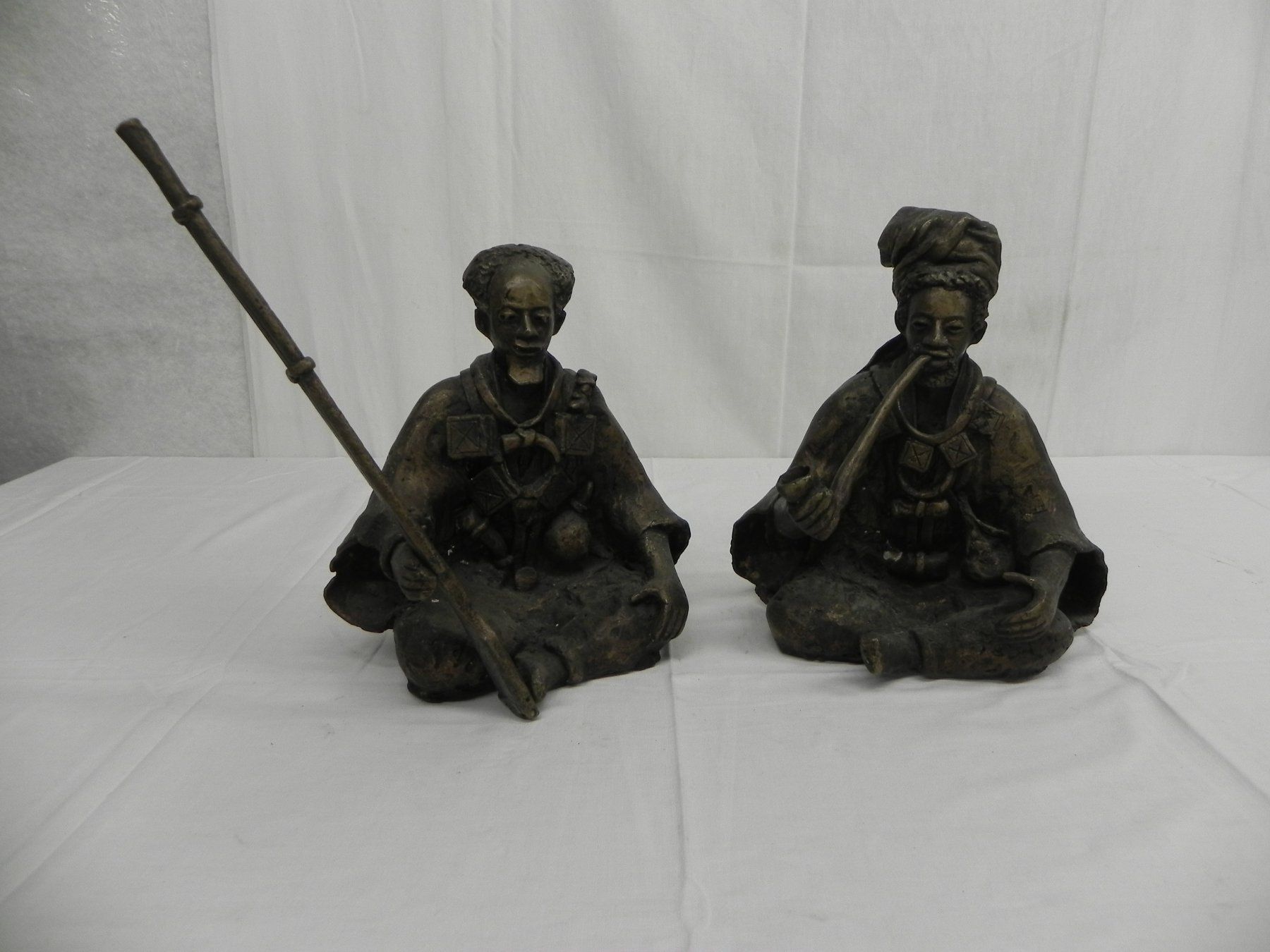 Statuette: 2 Bronze Figuren Tuareg – Usato da Basel venduto da sellout007
