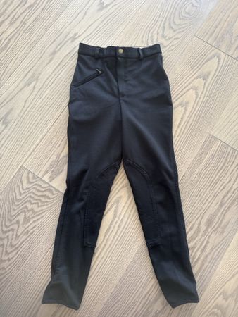 Schwarze Reithose von 4Riders, Grösse 128, Top Zustand!