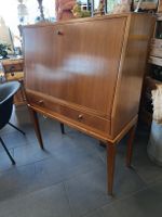 Mid Century Sekretär / Schreibtisch, Holz, Vintage Look