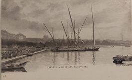 GENÈVE - Quai des Eaux-Vives - Barques