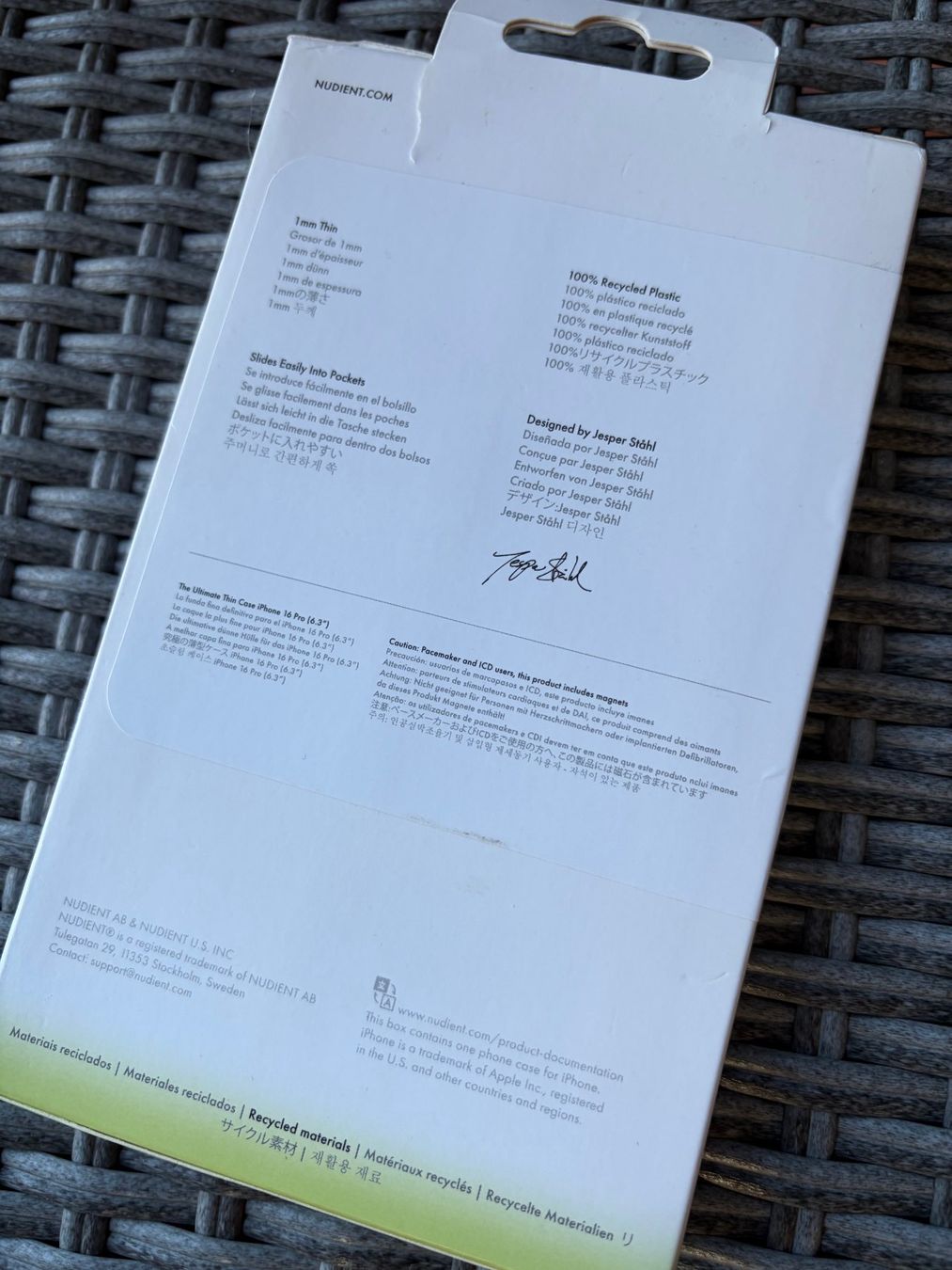 Cover & Protezioni schermo: iPhone 16 Pro Hülle / Cover / Case - Nudient – Usato da Thalwil venduto da LeCh1ffre 3