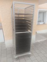 Blechwagen Metall mit 23 Bleche 56x74xH178cm