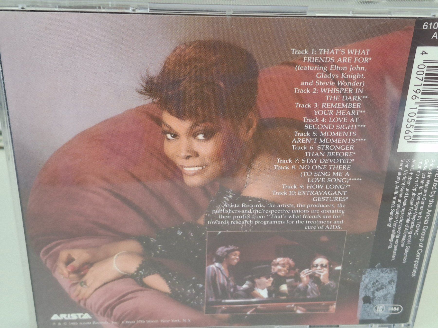 CD: CD Dionne Warwick -  Friends – Usato da Aarberg venduto da Jackup1 1