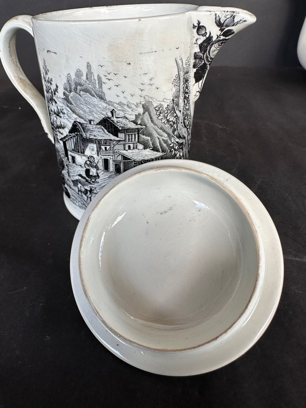 Caraffe: Schramberg Krug Mit Deckel – Usato da Saas im Prättigau venduto da norman02 2
