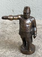 Alte Bronzefigur DR MUFFJÄGER Species Basiliensis Bronze 