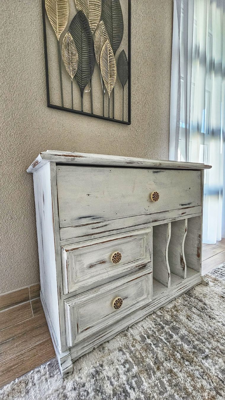 Cassettiere: Shabby Chic TV-Möbel Kommode – Usato da Büron venduto da Ica69 2