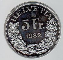 5 FR. 100 JAHRE GOTTHARDUS 1982 - ERHALT SIEHE SCAN
