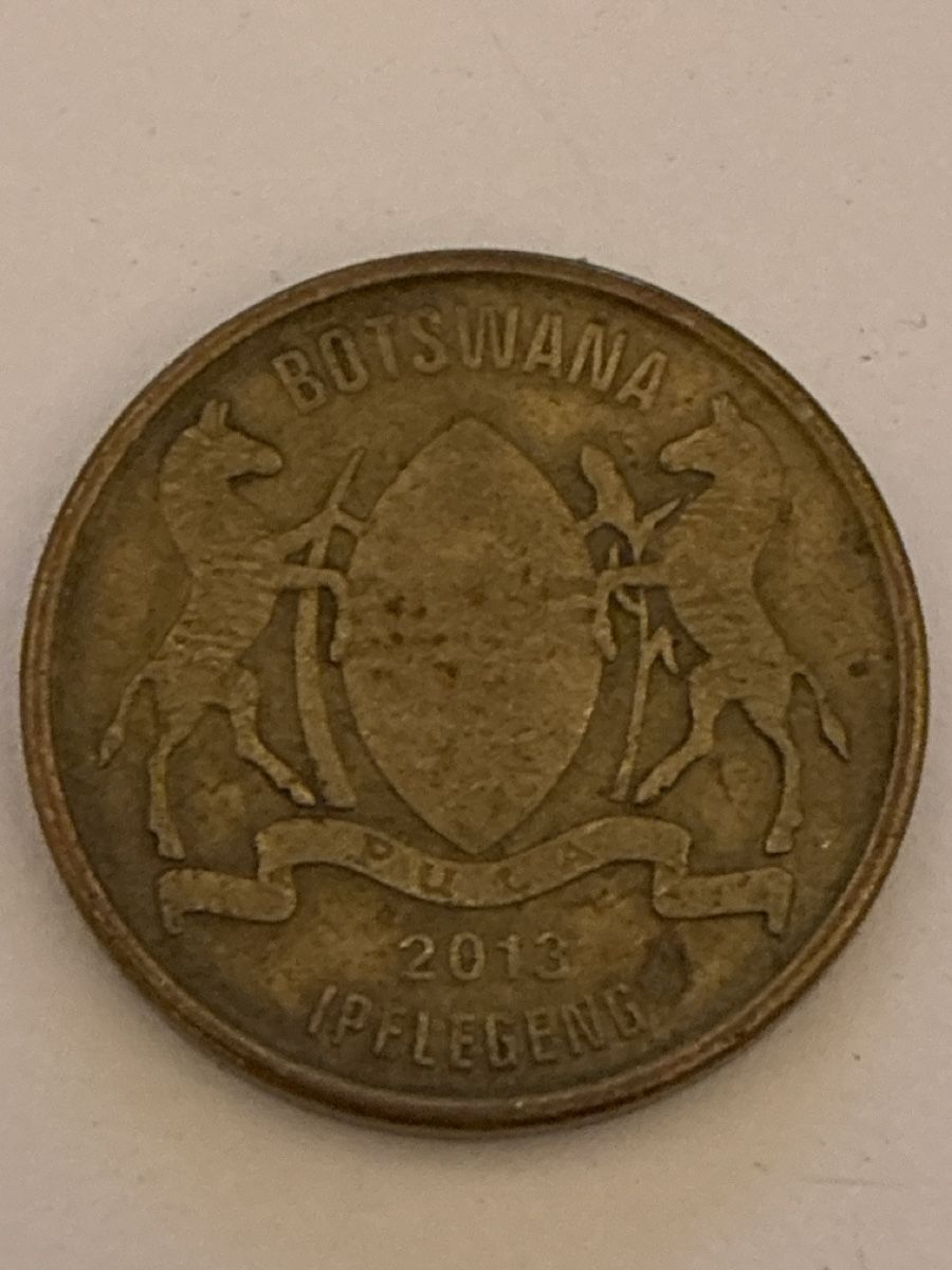Tutti le monete: Nr. 18: 1 Pula, Botswana, 2013 – Usato da Burgdorf venduto da Yakari5165 1