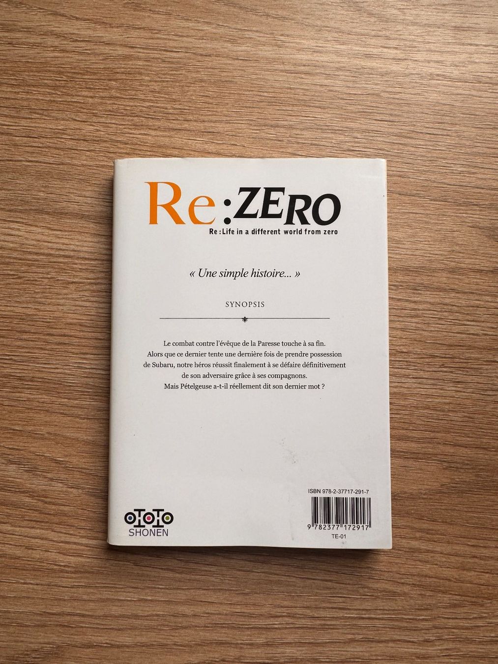 Fumetti: Re:ZERO T10 Manga – Usato da Genève venduto da car_99hb 1