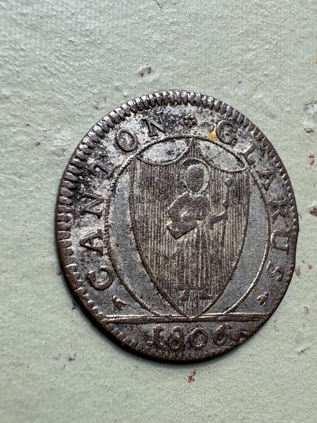 Alle Münzen: 9 Rappen Glarus Kantonsmünze – Gebraucht aus Zürich von mysilvercoin 4