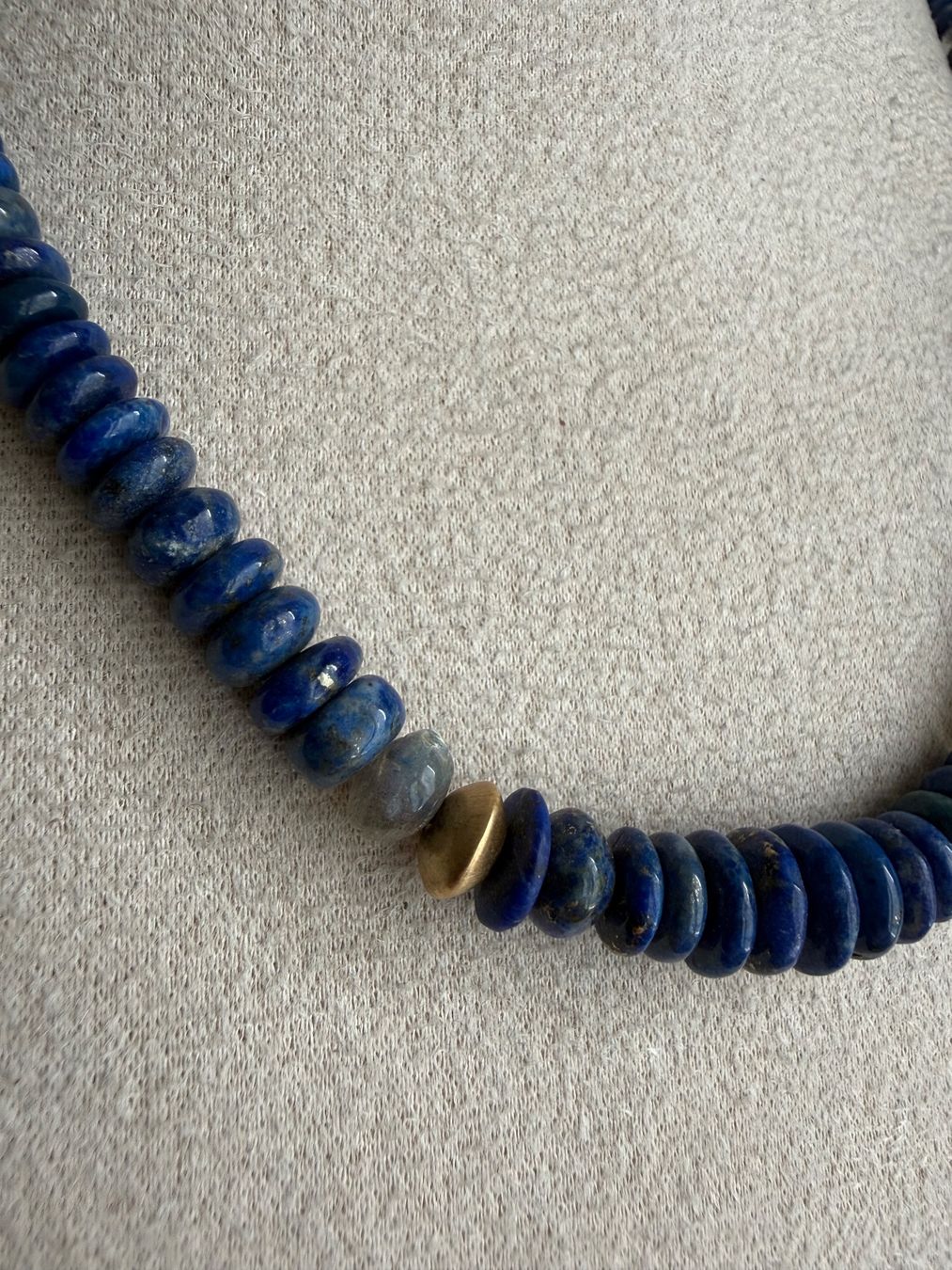 Ketten: Lapislazuli Kette mit Silber Verschluss 925 – Gebraucht aus Spiegel b. Bern von Rogger72 2