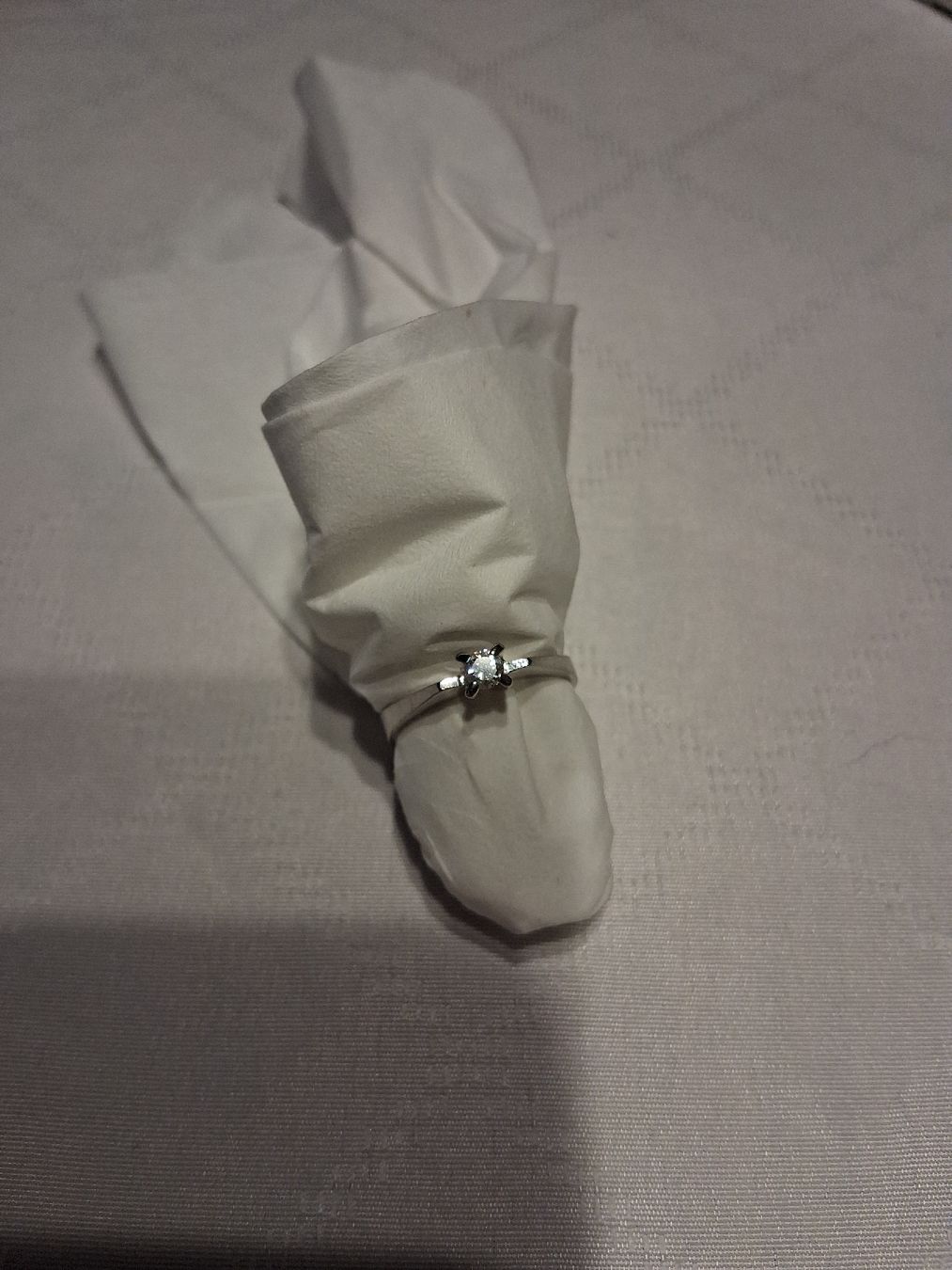 Anelli: Ring Weissgold mit Diamant – Usato da Brittnau venduto da Gismo2012 1