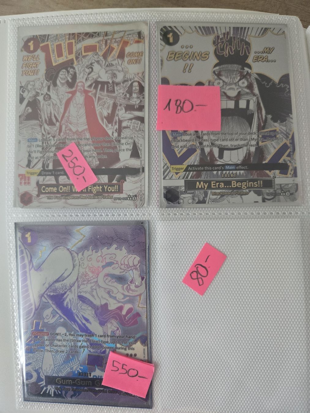 Karten: onepiece tcg – Neu (gemäss Beschreibung) aus Brügg BE von end_55mw