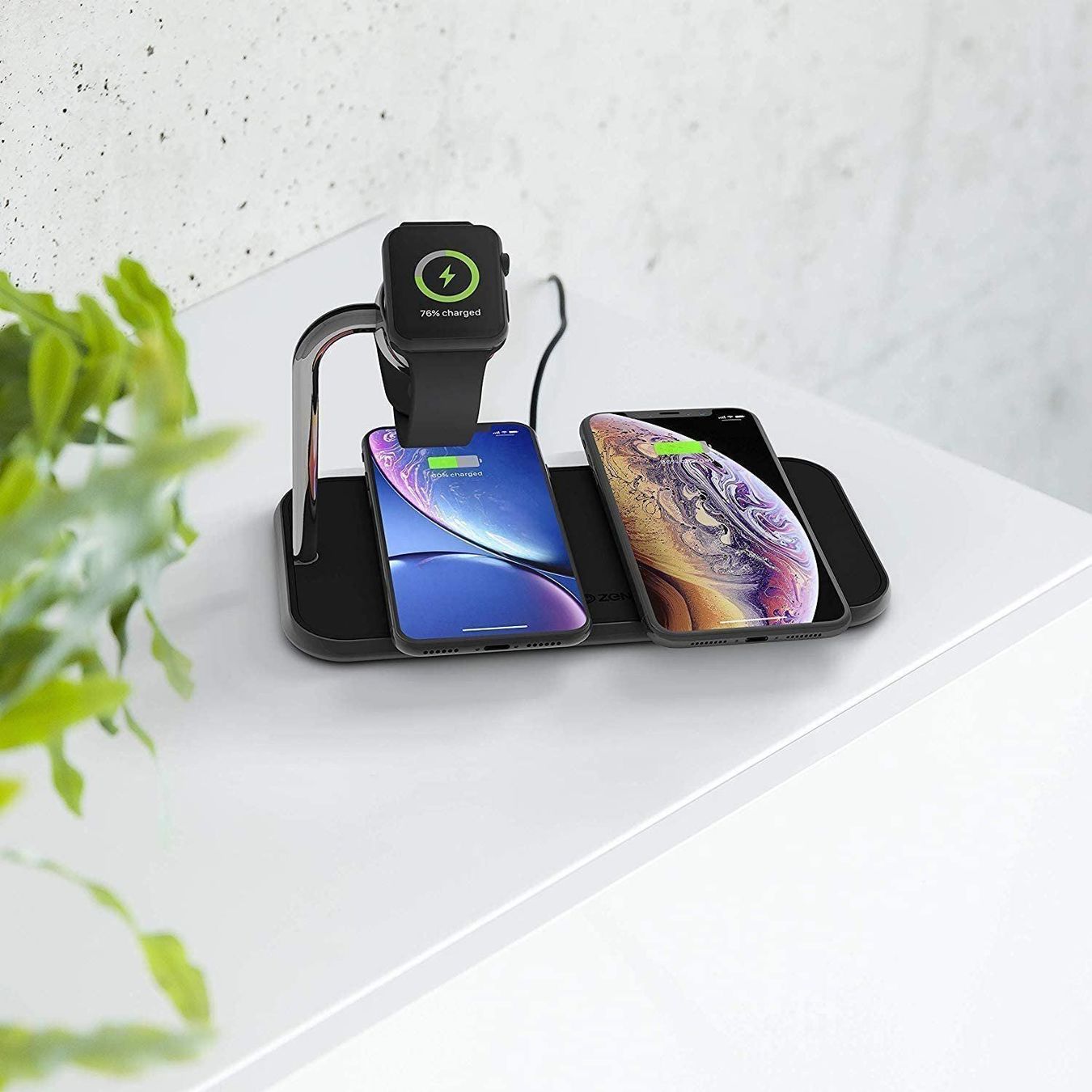 Apple Caricabatterie: Zens 3in1 Wireless Qi-Ladegerät Charger – Nuovo (secondo la descrizione) da Weinfelden venduto da SEYBOY 1