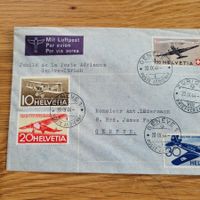 Luftpost Genève 1944 Zürich Jubilé