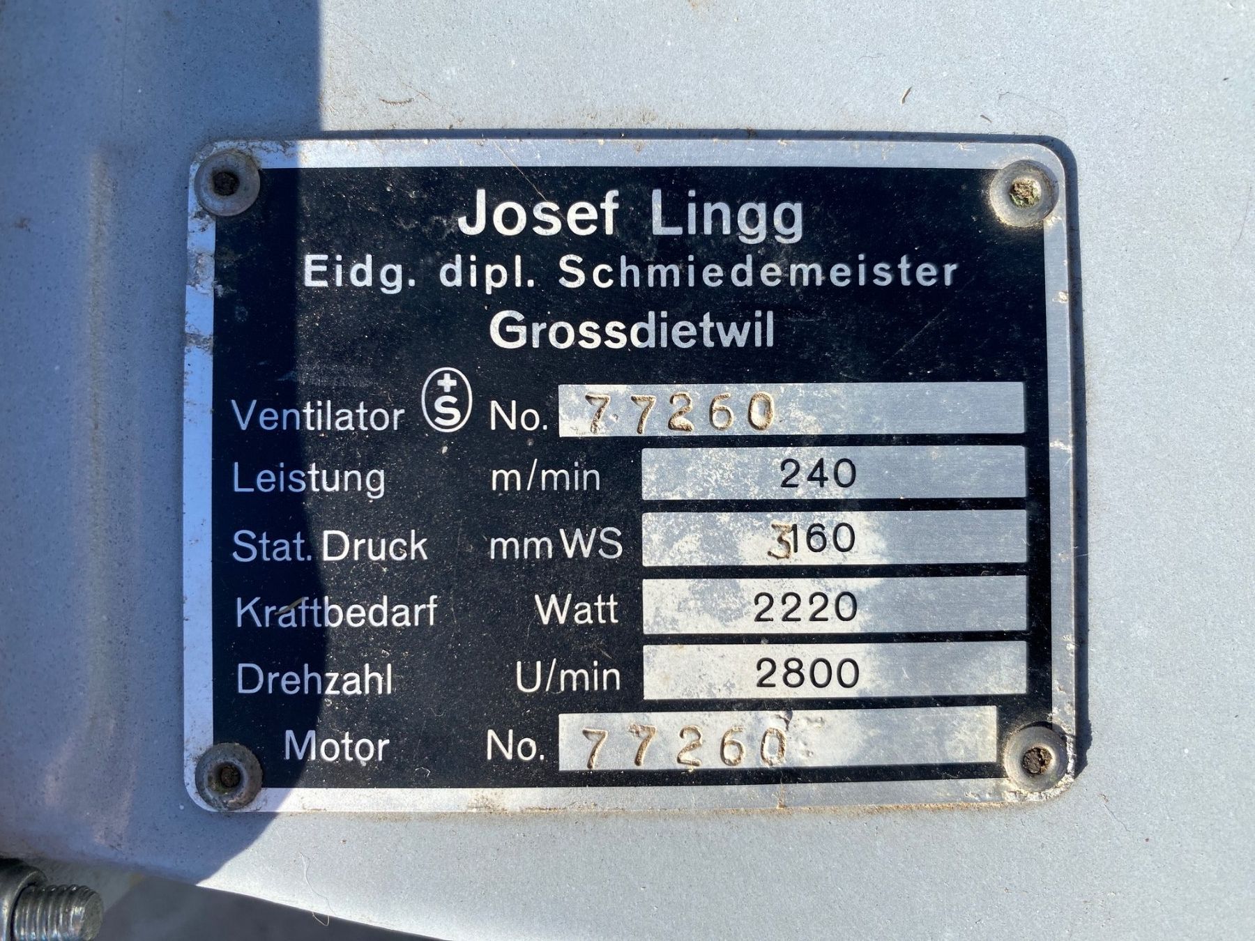 Ventilatori: Gebläse / Ventilator – Usato da Weiningen TG venduto da TTW_GmbH 3