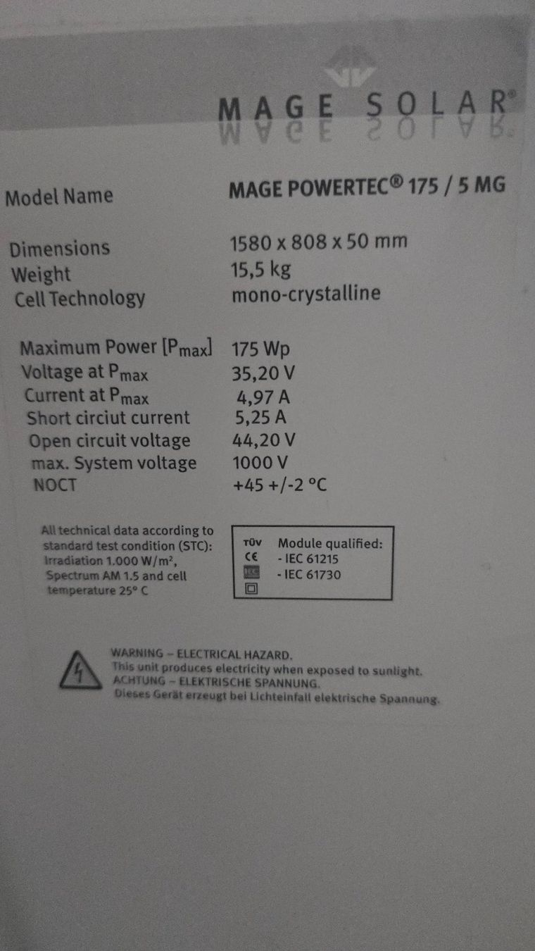 Panneaux solaires: Solarmodule, Solarpaneele – D'occasion à Wohlen AG par Mikisal 1