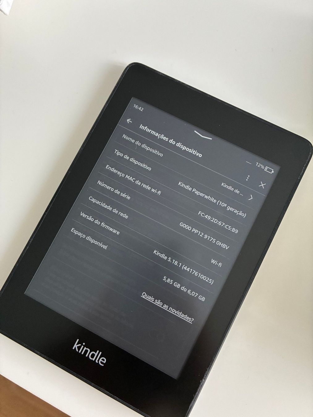 Tablet PC: Amazon Kindle Paperwhite 10th Generation – Gebraucht aus Zollikerberg von tal_b89w 2