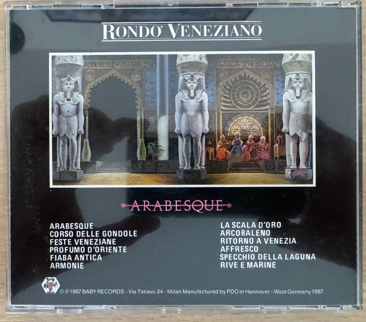 CD: Rondo Veneziano: Arabesque – Usato da Zürich venduto da recordman01 1
