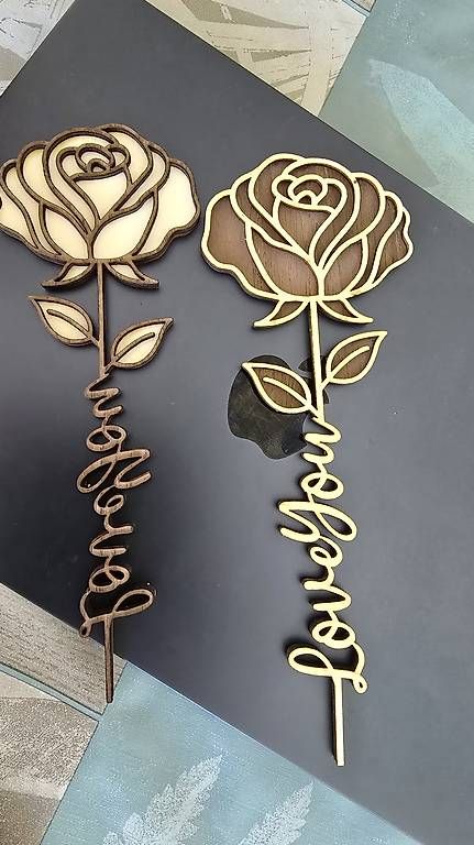 Tutte le decorazioni: Handgemachte Holzrose  Einzigartiges Deko Geschenk – Usato da Bern venduto da Archavin