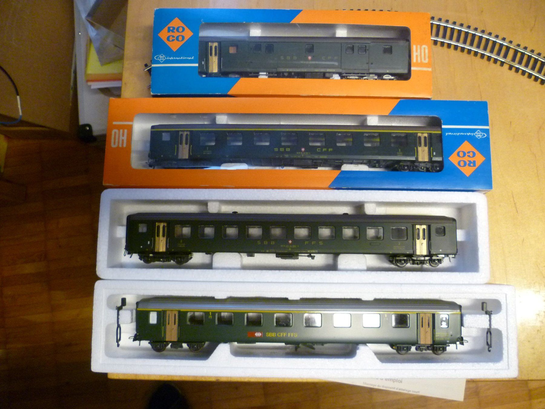 Roco Modellini di ferrovie: SBB EW PW H0 DC 4-Set – Usato da Rickenbach BL venduto da umro11