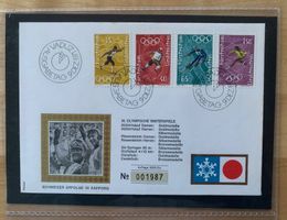 Ersttagcouvert Olympische Winterspiele Sapporo