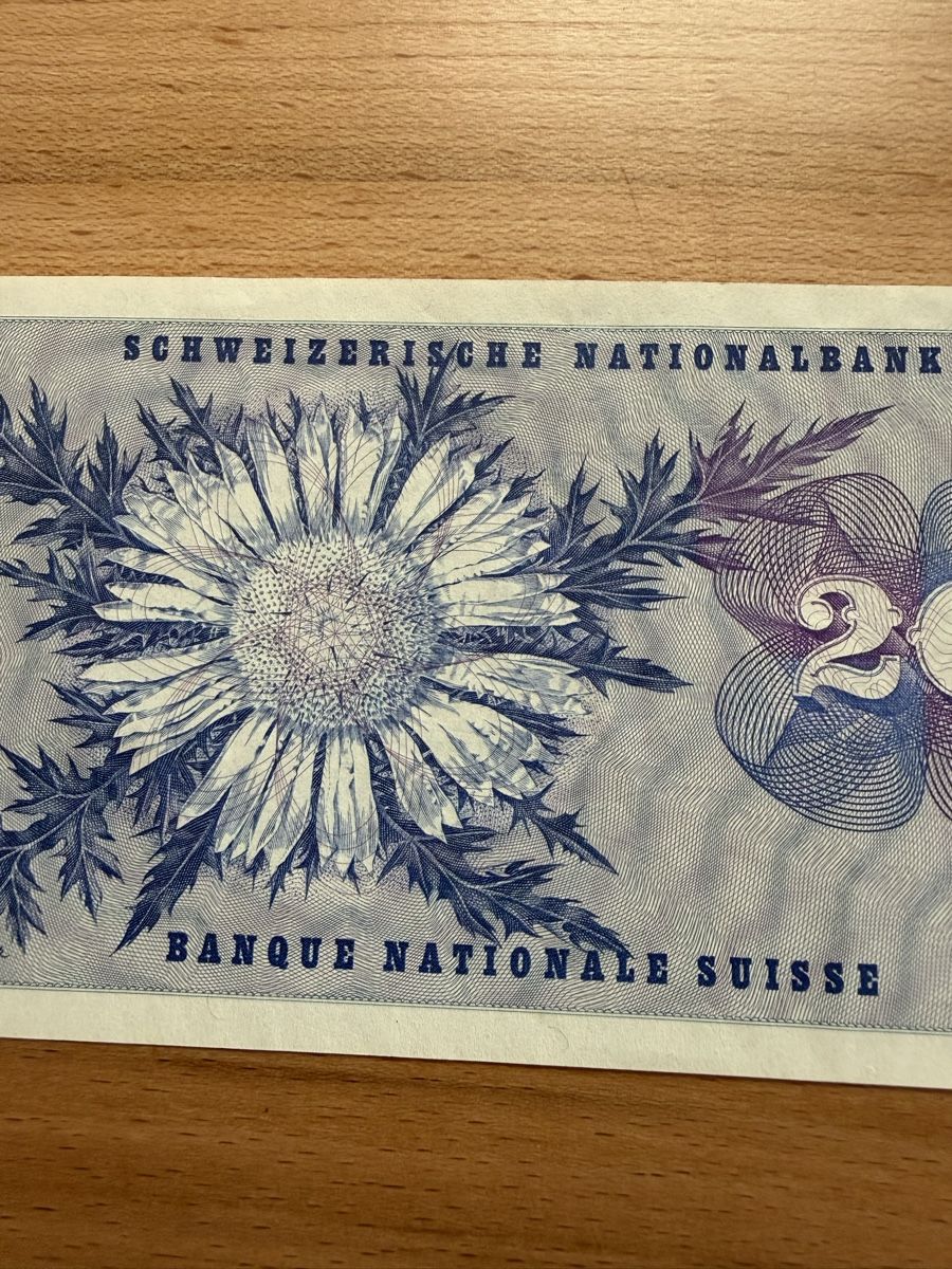 Banknoten: 20 Franken Banknote Serie 90 P – Gebraucht aus Grenchen von Bastet007 2