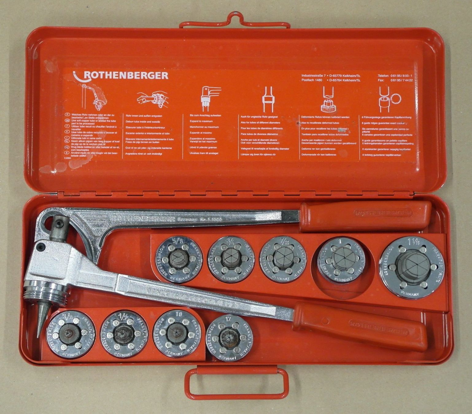 Rothenberger Tous les outils: Aufweitwerkzeug- Set Aufweitzange Rohr Expander ROTHENBERGER – D'occasion à Däniken SO par _Pharao_