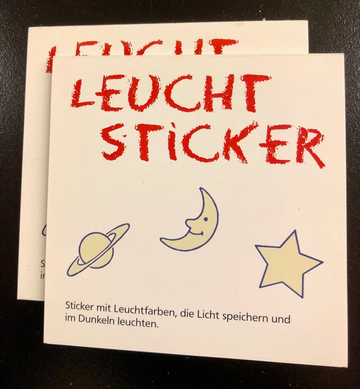 Sticker: Kalender-Sticker "Denk Dran" & "Leucht Sticker" -6 Büchlein – Nuovo e nell'imballaggio originale da Zollikon venduto da cyberbambi123 1