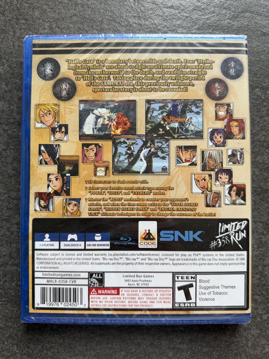 Sony Giochi: The Last Blade 2 PS4 Limited Run Games – Nuovo (secondo la descrizione) da Zürich venduto da cENS0R 1