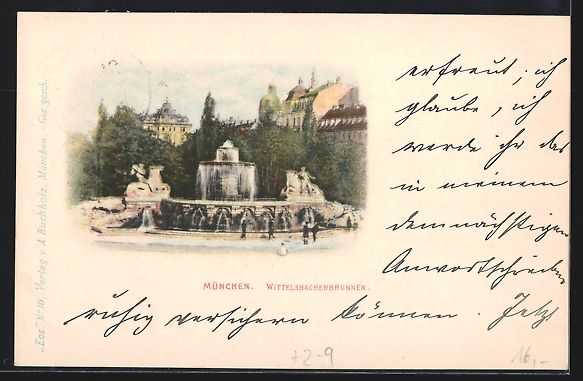 Cartoline postali: München, Private Stadtpost, Wittelsbach – Usato da Berlin venduto da bartko-reher 1