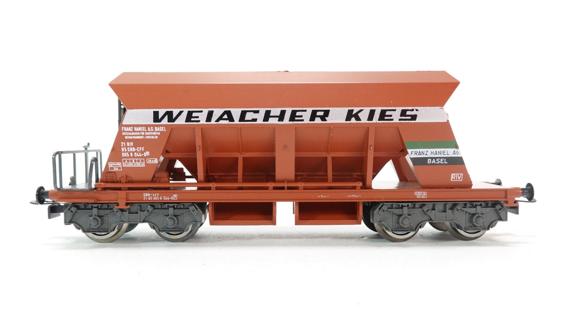 Liliput Modellini di ferrovie: e54 Liliput SBB Weiacher Kies Wagen braun | 2467 – Usato da Thun venduto da evinka_gmbh 5