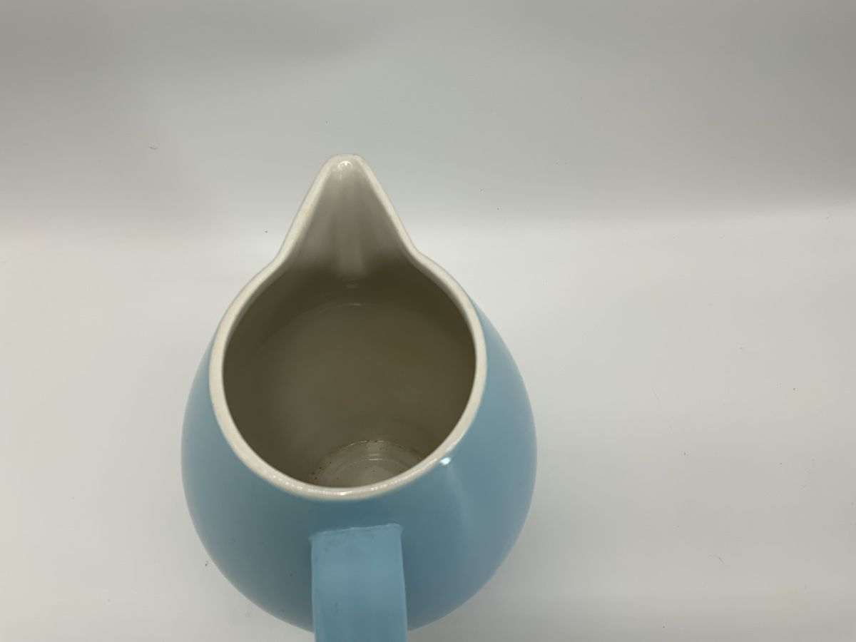 Rössler Caraffe: Hellblauer Rössler Keramik Krug Vintage – Usato da Erlach venduto da silvia3235 4