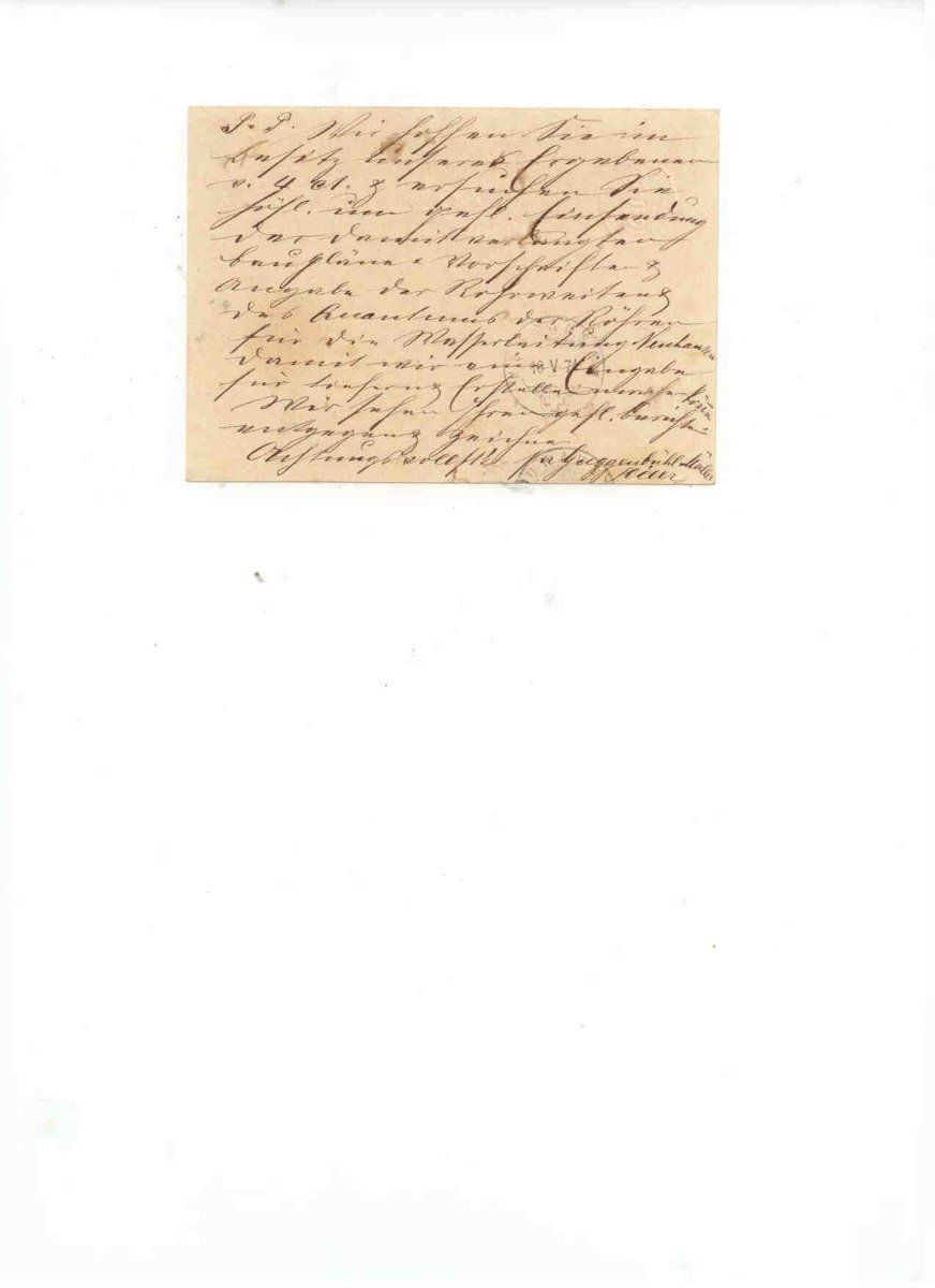 Cartoline postali: Postkarte Neuhausen SH  1874 – Usato da Neuhausen venduto da magi07 2