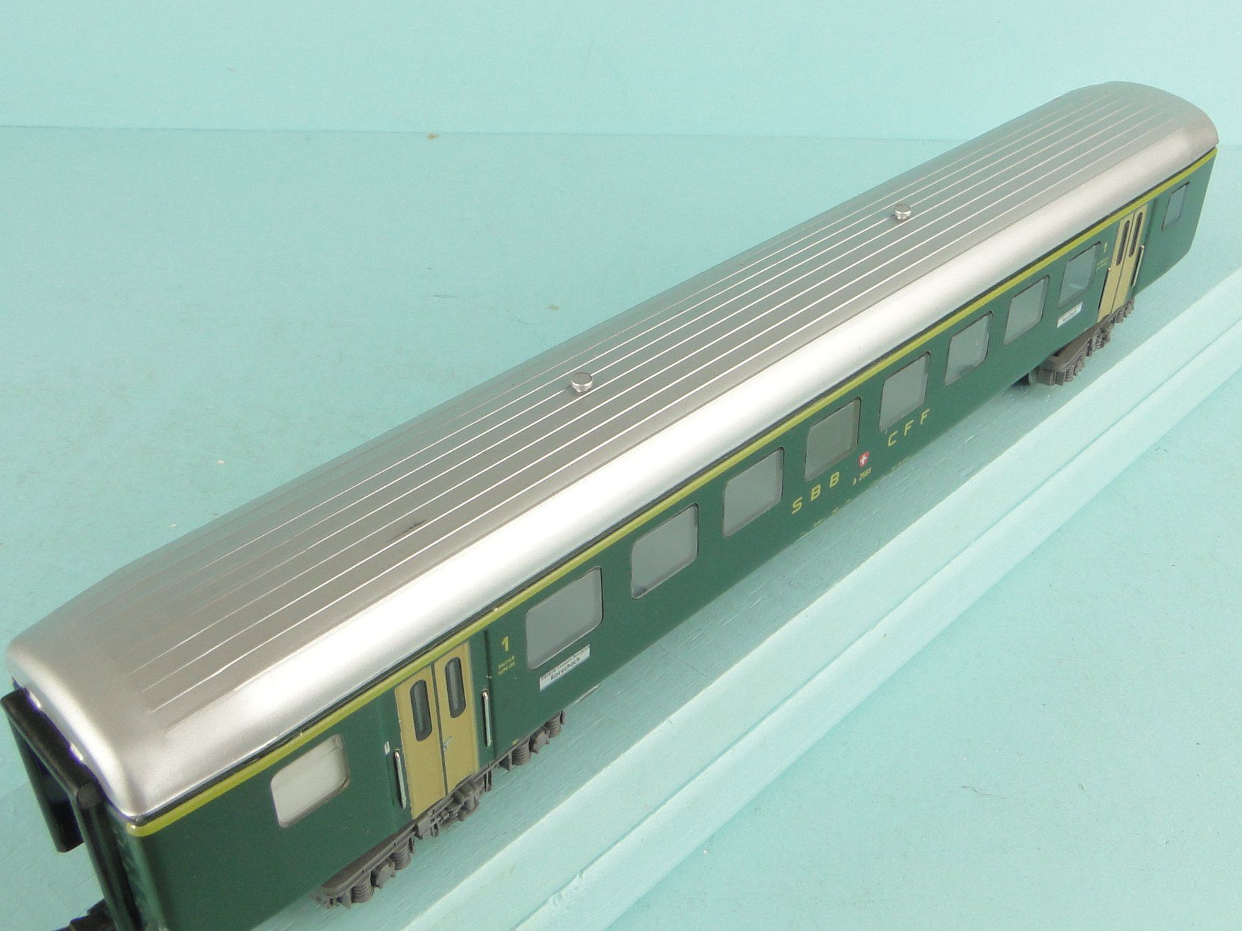 Märklin Modellini di ferrovie: Märklin 4066 SBB 1 Kl. EW II, Blech – Usato da Bülach venduto da cann11 4