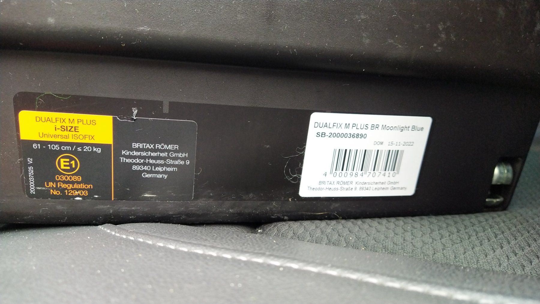 Britax Römer Seggiolini per auto: Britax Römer Dualfix M Plus – Usato da Kappel SO venduto da teiger83 4