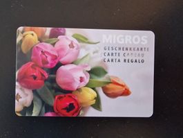 Migros Geschenkkarte leer, für Sammler