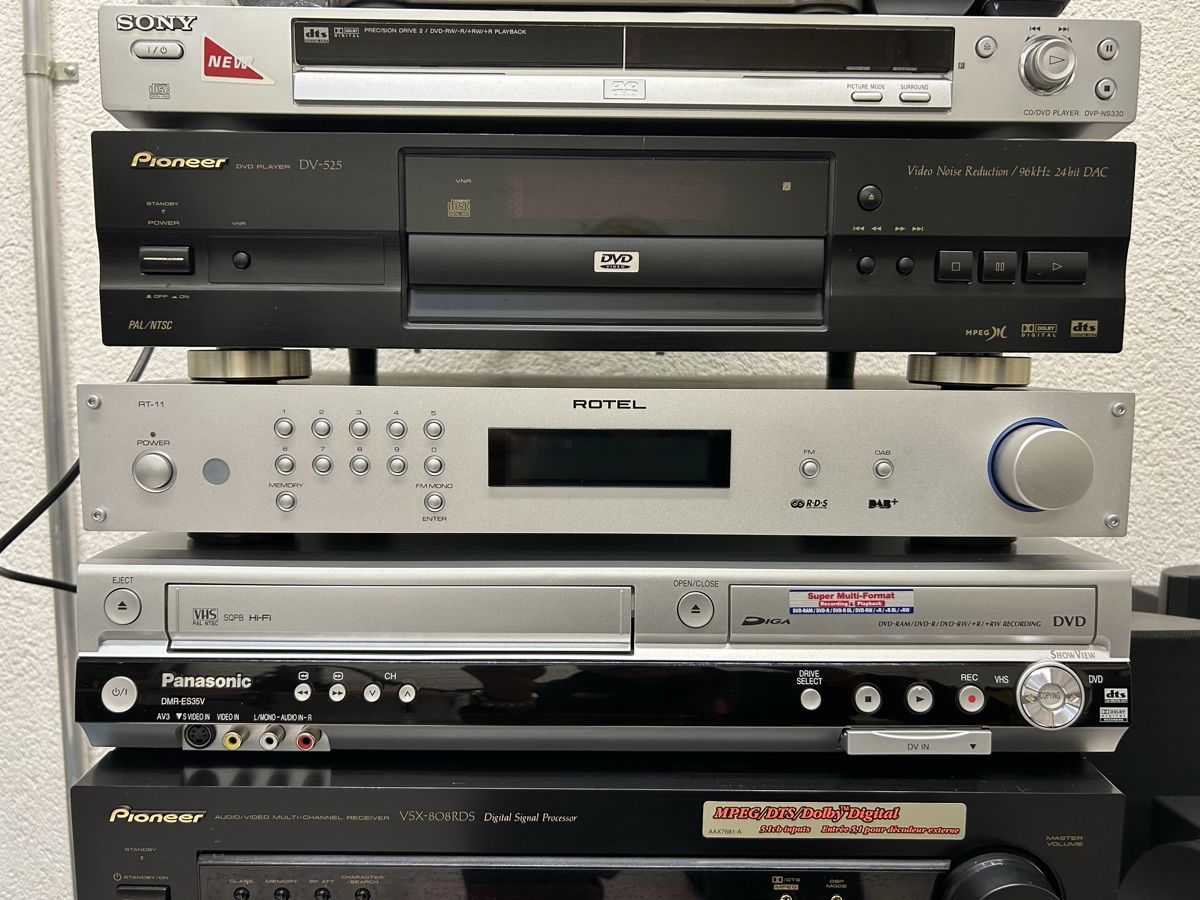 Pioneer Lettore multimediale & Streamer: Heimkino Surround System mit DVD-Player Receiver Boxen – Usato da Münsingen venduto da Bern3 5