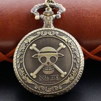 ✅ NEU Steampunk-Taschenuhr-Halskette - 'One Piece'